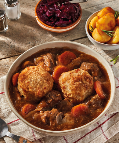 Steak in Ale with Cheese Cobblers 400g
